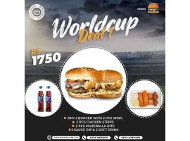 Big Thick Burgerz World Cup Deal 1 For Rs.1750/-